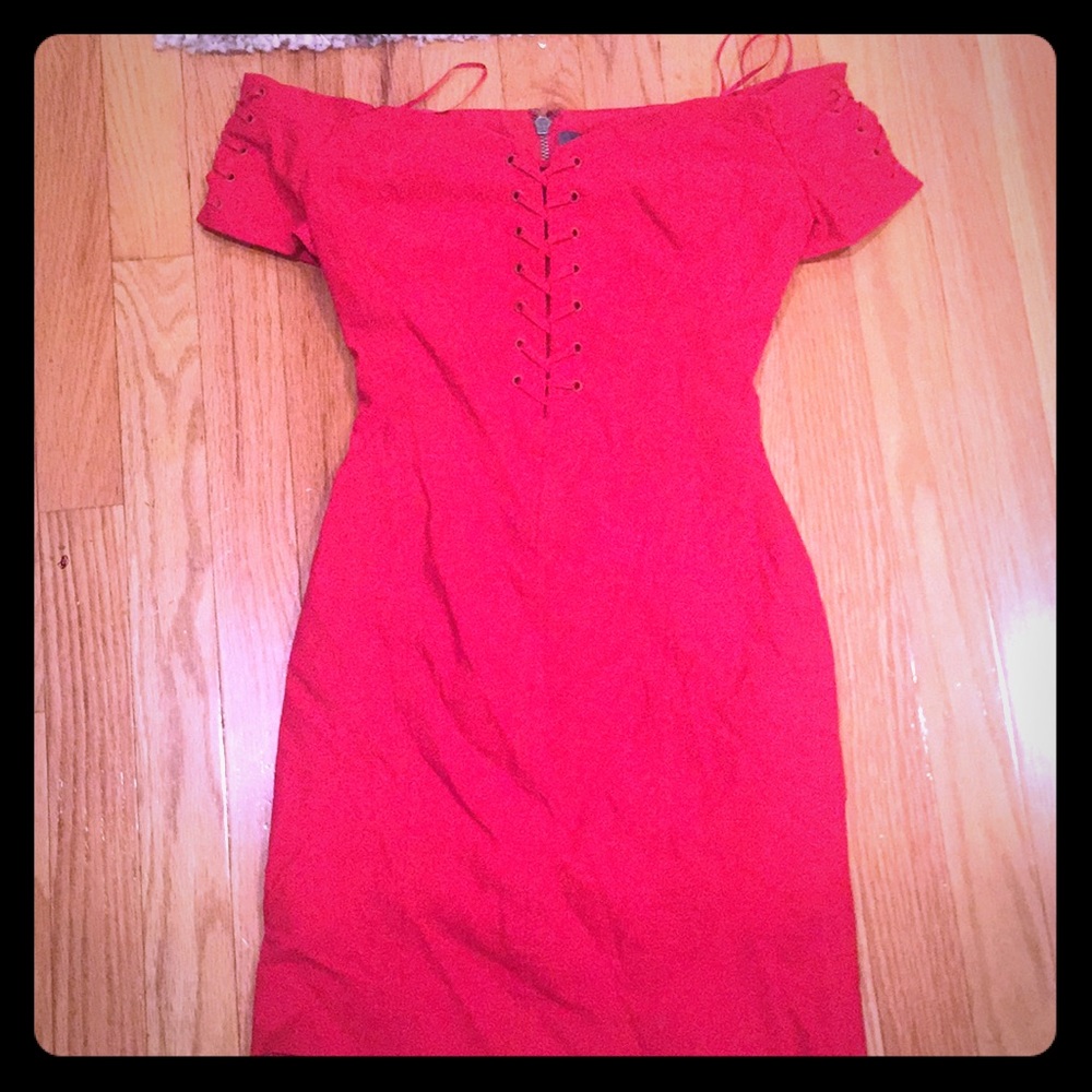 Beautiful Guess Red Sweetheart Dress - Worn Once